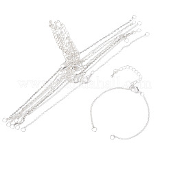 8 Stück 4 Stil Messingkettenarmbänder herstellen&nbsp;AJEW-TAC00068