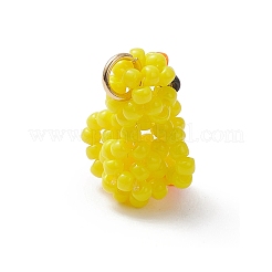 Подвески в виде уток из стеклянного бисера&nbsp;PALLOY-MZ01100