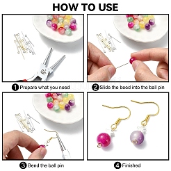 400 шт. 2-х цветный штифт из нержавеющей стали марки 304 FIND-YW0005-14