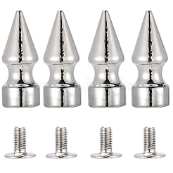 20 шт. шипы из цинкового сплава с винтовыми шпильками&nbsp;FIND-GF0008-53B