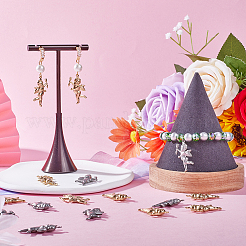 28 шт. 2-х цветные подвески ко Дню святого Валентина из нержавеющей стали 304 STAS-BBC0002-77