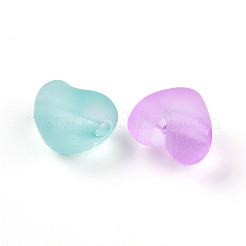 Матовые прозрачные акриловые бусины&nbsp;FACR-N006-02