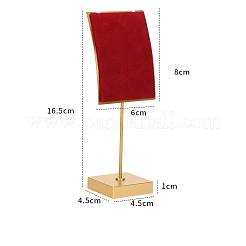 Espositore per collana singola in velluto e metallo&nbsp;PW-WG94442-14