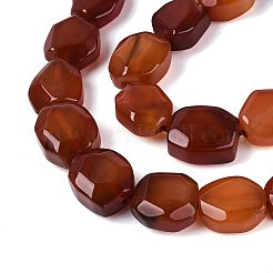 Hebras de cuentas de ágata natural teñidas y calentadas.&nbsp;G-N359-15A-08