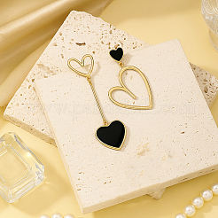 3 пара двухцветных сережек-гвоздиков из сплава&nbsp;EJEW-GO0003-05