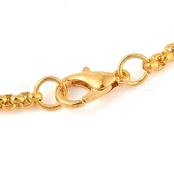 201 нержавеющая сталь эмаль винтажная печать 7 архангелы подвеска ожерелье NJEW-P316-08G