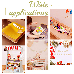 Незаконченный деревянный алфавит и цветочные пазлы DIY-WH0366-07