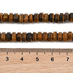 Natürlichen Tigerauge Perlen Stränge&nbsp;G-G317-A27-3X6MM