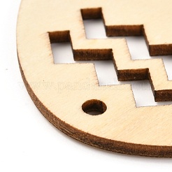 Сделай сам в форме яйца ручной работы выдалбливают граффити из дерева WOOD-G007-01G