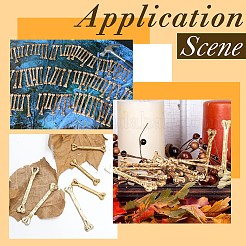 20 шт. 2 стиля декора из смоляной кости&nbsp;AJEW-SC0031-45A