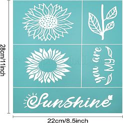 Самоклеящийся трафарет для шелкографии&nbsp;DIY-WH0173-021-T