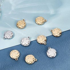 20 Stück 2 Farben 304 Edelstahl-Charms&nbsp;STAS-SC0004-22