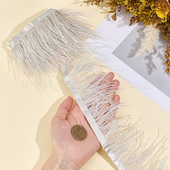 Adorno de plumas de avestruz de imitación de fibra de moda de 2 m&nbsp;DIY-GF0014-47B