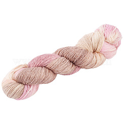 1 моток пряжи 80% шерсть 20% акрил радужного сегментного крашения OCOR-TA0003-02A