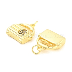 Ottone micro spianare pendenti zirconi&nbsp;KK-H527-28G
