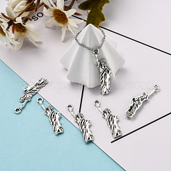 Тибетский стиль сплава Статуя Свободы подвесками&nbsp;TIBEP-Q043-152-RS