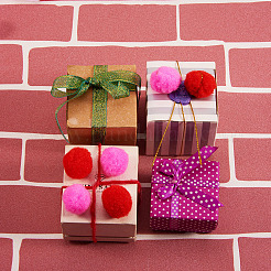 DIY Pom Pom Ball Dekoration Herstellung Kits&nbsp;DIY-SZ0001-40A