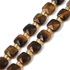 Natürlichen Tigerauge Perlen Stränge&nbsp;GG-CBA96AE-A04-6x6mm