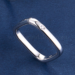 925 перстень из стерлингового серебра с паве из кубических цирконий AJ2388-2