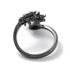 Вращающиеся манжеты из прозрачного циркония&nbsp;RJEW-Z023-03EB