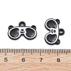 Подвески из эмалевого сплава с изображением панды&nbsp;ENAM-F150-04