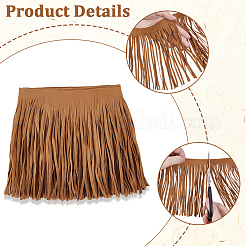 1 ruban à pompons en tissu suédé&nbsp;OCOR-GF0005-60B-03