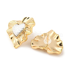 Латунь серьги EJEW-M234-01G