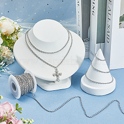 Наборы для изготовления цепочек из нержавеющей стали 304 своими руками&nbsp;DIY-SC0027-83C