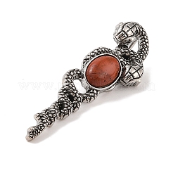 Природные красной яшмы подвески G-A224-03AS-08