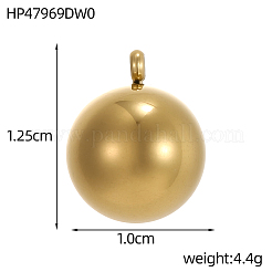 Anhänger aus 304 Edelstahl&nbsp;STAS-OY019-64G