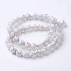 Тибетского стиля бусы дзи&nbsp;G-G752-04-8mm