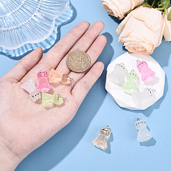 10 шт. подвески из светящейся смолы&nbsp;RESI-YW0004-54