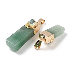 Естественный зеленый авантюрин большие кулоны&nbsp;G-B066-01G-01