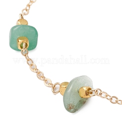 Bracelets verts naturels aventurine de perles&nbsp;BJEW-JB11310-02