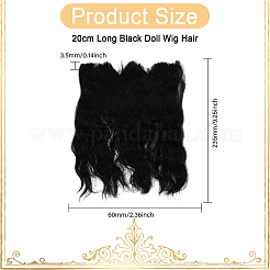 Pp волосы кукольный парик волосы DIY-WH0349-395C-03