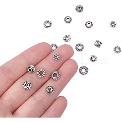 Tibetische Silber Spacer Beads Sets&nbsp;TIBEB-PH0001-04-NF