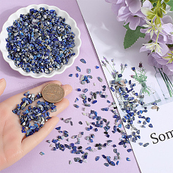 500 г натуральных бусинок из ляпис-лазури G-SP0001-07