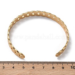 Manschettenarmreifen aus 304 Edelstahl&nbsp;BJEW-A160-03G