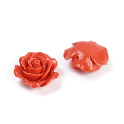 Perle intagliate in corallo sintetico&nbsp;CORA-M001-02E