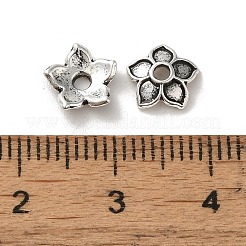 Тибетском стиле сплав шарик крышки PALLOY-P302-04B-AS