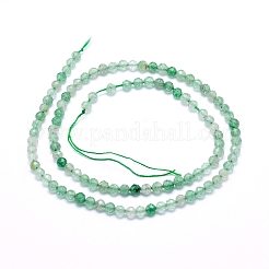 Verde naturale quarzo fragola fili di perline&nbsp;G-G823-18-4mm