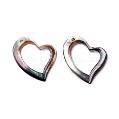 Оболочки губ натуральный черный подвески SHEL-P015-05