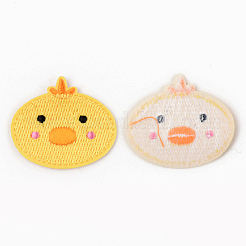 Tissu de broderie informatisé fer/coudre sur les patchs&nbsp;DIY-S040-013