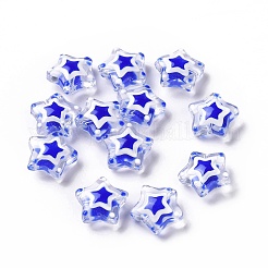 Стекло с эмалевыми бусинами LAMP-B021-01