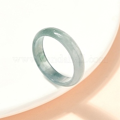 Кольца на палец из натурального жадеита&nbsp;RJEW-Z127-01