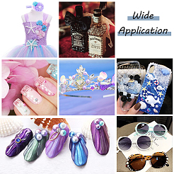 86 г 14 вида искусственных жемчужных акриловых кабошонов&nbsp;OACR-OC0002-05