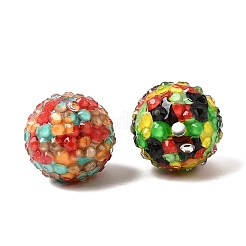 Cuentas de rhinestone de acrílico y resina opacos&nbsp;OACR-G062-02