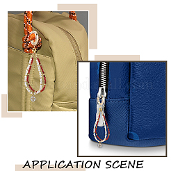 16 шт. Кольца пружинные со стразами из сплава&nbsp;FIND-SP0004-52D