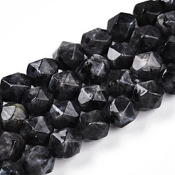 Натуральные нити бус из ларвикита G-T139-8mm-51