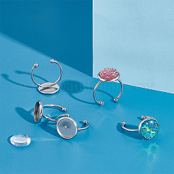 Набор для самостоятельного изготовления пустого куполообразного кольца&nbsp;DIY-UN0004-18B